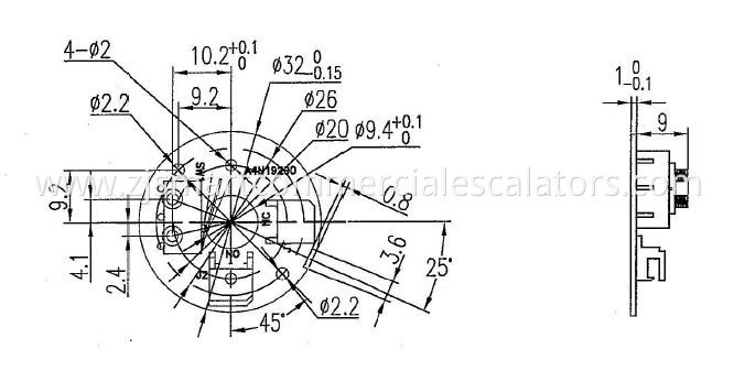 BAS10B / A4N19290 Key Switch